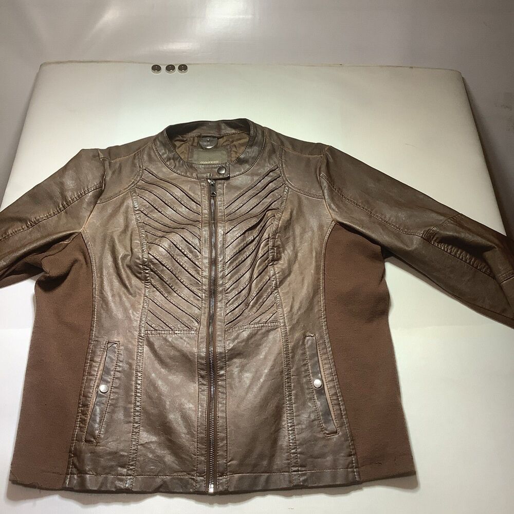 Maurice’s   Leather Jacket XL  Nice Elastic Side Comfortable